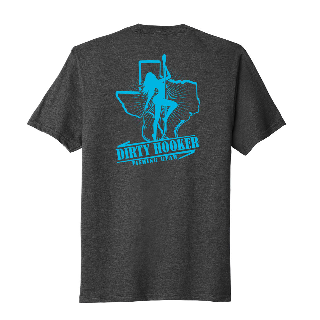 Dirty Hooker Texas Shine Light Blue - Lightweight T-Shirt